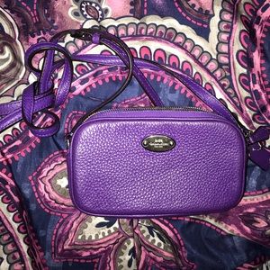 Purple Coach Crossbody
